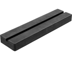 Bgs Technic Guminis padas | su grioveliu | auto keltuvams | 373 x 100 x 35 mm (7012)