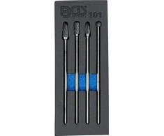 Bgs Technic HSS frezų rinkinys, ypač ilgos | 4 vnt. (101)
