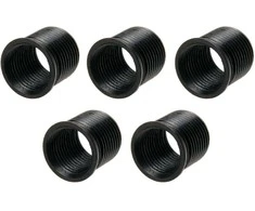 Bgs Technic Indėklai žvakės sriegio lizdui juodi | 16 mm | M14 x 1.25 | 5 vnt. (149-16)