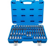 Bgs Technic Įpresuotų antgalių rinkinys | 12,5 mm (1/2") | T-star (Torx) | 32 vnt. (5182)