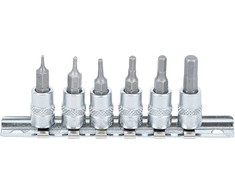 Bgs Technic Įpresuotų antgalių rinkinys | 6.3 mm (1/4") | Hex šešiakampis 1,5 - 6 mm | 6 vnt. (5151)
