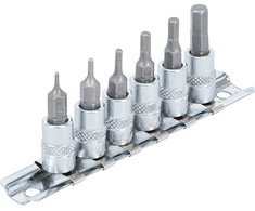 Bgs Technic Įpresuotų antgalių rinkinys | 6.3 mm (1/4") | Hex šešiakampis 1,5 - 6 mm | 6 vnt. (5151)