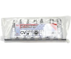 Bgs Technic Įpresuotų antgalių rinkinys | 10 mm (3/8") | hex šešiakampis 3 - 10 mm | 7 vnt. (5107)