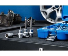 Bgs Technic Įpresuotų HEX antgalių rinkinys 1/2" 5–19 mm 30 vnt. (5181)