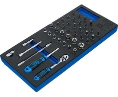Bgs Technic Įrankių dėklas 1/3: galvučių rinkinys | 6.3 mm (1/4") | 41 vnt. (4054)