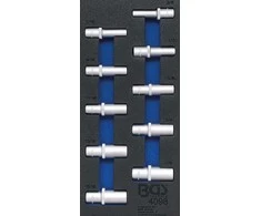 Bgs Technic Įrankių dėklas 1/3: Galvutės | 12.5 mm (1/2") | coliniai dydžiai | ilgos | 10 vnt. (4098)