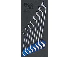 Bgs Technic Įrankių dėklas 1/3: Kilpinių raktų rinkinys | gilus poslinkis | 6x7 - 20x22 mm | 8 vnt. (4084)