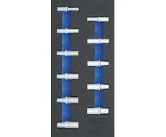 Bgs Technic Įrankių dėklas 1/3: šešiakampės galvutės | 10 mm (3/8") | 8 - 19 mm | ilgos | 11 vnt. (4058)