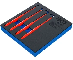 Bgs Technic Įrankių dėklas 1/6: kabliukų rinkinys | izoliuoti | 180 mm | 4 vnt (74645)