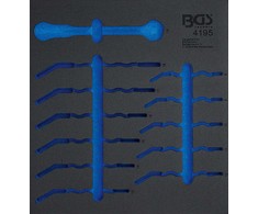 Bgs Technic Įrankių dėklas 2/3 | tuščias | skirtas BGS 4195 (4195-1)