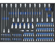 Bgs Technic Įrankių dėklas 3/3: Įpresuotų antgalių rinkinys | 104 vnt. (4017)
