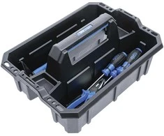 Bgs Technic Įrankių nešiojimo dėklas | sustiprintas plastikas | įsk. įrankių asortimentas | 11 vnt. (70225)
