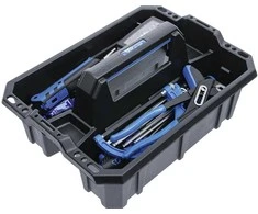 Bgs Technic Įrankių nešiojimo dėklas | sustiprintas plastikas | įsk. įrankių asortimentas | 66 vnt. (70224)