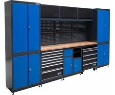 Bgs Technic Įrankių saugojimo sistemos derinys Flex | medinis stalviršis | 5 komponentai (80140)