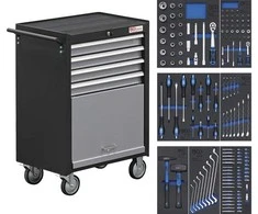 Bgs Technic Įrankių spintelė | 4 stalčiai | 151 vnt. (4086)