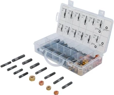 Bgs Technic Įsiurbimo ir išmetimo kolektoriaus smeigių ir veržlių rinkinys | M8 / M10 | 100 vnt. | BGS (74293)