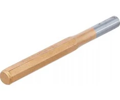 Bgs Technic Išmušėjas bukas – cilindrinis, grūdintas – Ø12 × 150 mm, lakuotas kotas (1651-12)