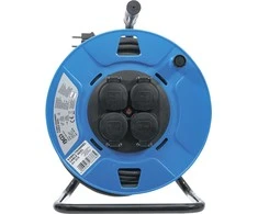 Bgs Technic Kabelinė ritė 50 m | 3 x 1,5 mm² | 4 lizdai su sandarinimo dangteliu IP 44 | 3500 W (3378)
