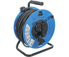Bgs Technic Kabelinė ritė 50 m | 3 x 1,5 mm² | 4 lizdai su sandarinimo dangteliu IP 44 | 3500 W (3378)