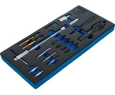 Bgs Technic Kaitinimo žvakių išėmimo ir jų sriegio remonto komplektas | M8 / M10 | 17 vnt. (8297)
