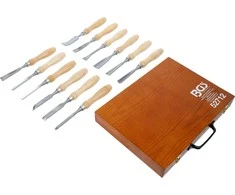 Bgs Technic Kaltų medžiui / drožinėjimui rinkinys | 12 vnt. (52712)
