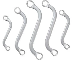 Bgs Technic Kilpinių raktų komplektas | S-tipas | 10x11 - 18x19 mm | 5 vnt. (1216)