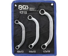 Bgs Technic Kilpinių raktų komplektas C pusmėnulio formos | 10x13 - 17x19 mm | 3 vnt. (1215)