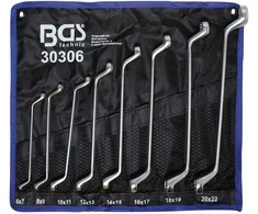 Bgs Technic Kilpinių raktų rinkinys | gilus poslinkis | 6x7 - 20x22 mm | 8 vnt. (30306)