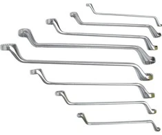 Bgs Technic Kilpinių raktų rinkinys | gilus poslinkis | 6x7 - 20x22 mm | 8 vnt. (30306)