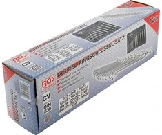 Bgs Technic Kilpinių raktų rinkinys | lenkti galai | 6x7 - 30x32 mm | 12 vnt. (1214)