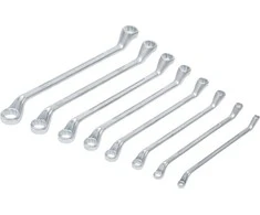Bgs Technic Kilpinių raktų rinkinys | lenkti galai | 6x7 - 20x22 mm | 8 vnt. (1213)
