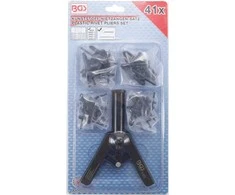 Bgs Technic Kniediklis plastikinėms kniedėms su rinkiniu (8463)