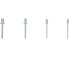 Bgs Technic Kniedžių rinkinys dėžutėje | aliuminis | Ø 2,4 - 4,8 mm | 400 vnt. (8058)