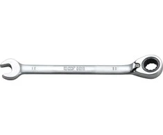Bgs Technic Kombinuotas raktas su terkšle | su reversu | 11 mm (6611)