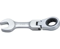 Bgs Technic Kombinuotas raktas su terkšle | trumpas | šarnyrinis | 16 mm (6916)