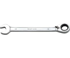 Bgs Technic Kombinuotas raktas su terkšle | su reversu | 18 mm (6618)