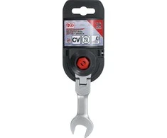 Bgs Technic Kombinuotas raktas su terkšle | trumpas | šarnyrinis | 16 mm (6916)