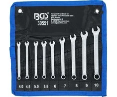 Bgs Technic Kombinuotų raktų rinkinys | 4 - 10 mm | 9 vnt. (30551)