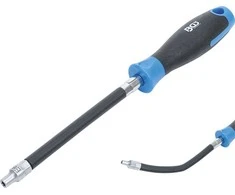 Bgs Technic Lanksti rankena su galvute | E tipas E 6 | Spyruoklės ilgis 150 mm (70022)