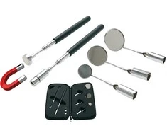 Bgs Technic LED magnetinių kėliklių ir apžiūros veidrodėlių rinkinys (3095)