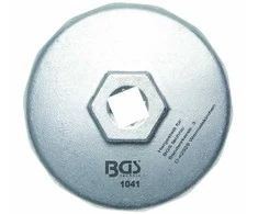 Bgs Technic Lėkštelė tepalo filtrui aliumininė | 14-kampų | Ø 74 mm | Audi, BMW, Mercedes-Benz, Opel, VW (1041)