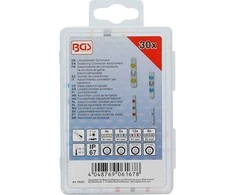 Bgs Technic Litavimo jungčių asortimentas | su susitraukiančiu vamzdeliu | 30 vnt. (85222)