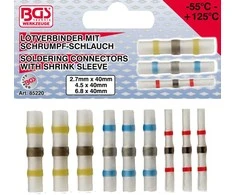 Bgs Technic Litavimo / susitraukiančių jungčių / movų rinkinys | 9 vnt. (85220)