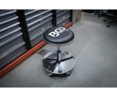 Bgs Technic Mechaninė / pneumatinė kėdutė su 5 ratukais | Ø 360 mm (8388)