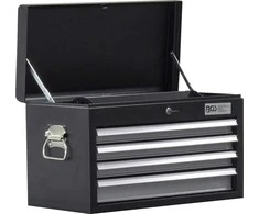 Bgs Technic Metalinė įrankių dėžė, tuščia | 4 stalčiai (4002)