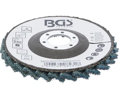Bgs Technic Neaustinis lapelinis šlifavimo diskas | K240 | Ø 115 mm (74475)