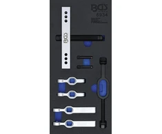 Bgs Technic Oro kondicionieriaus skriemulio ir sankabos traukiklio komplektas | 9 vnt. (6934)