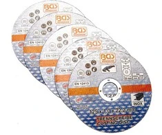 Bgs Technic Pjovimo diskai nerūdijančiam plienui | Ø 125 x 1,0 x 22,2 mm | 5 vnt. (3936)