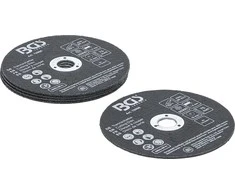 Bgs Technic Pjovimo diskų rinkinys | nerūdijančiam plienui | Ø 75 x 1,0 x 10 mm | 5 vnt. (70998)