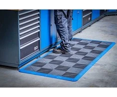 Bgs Technic Plastikinių grindų plytelių rinkinys | paspaudimo sistema | 400 x 400 x 18 mm | 10 vnt. (74546)